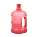 H8O 1 gal Round Water Bottle with 48 mm Cap, Red H8132958